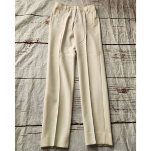 Akris Punto Tapered Leg Cream Color Pants Size 2